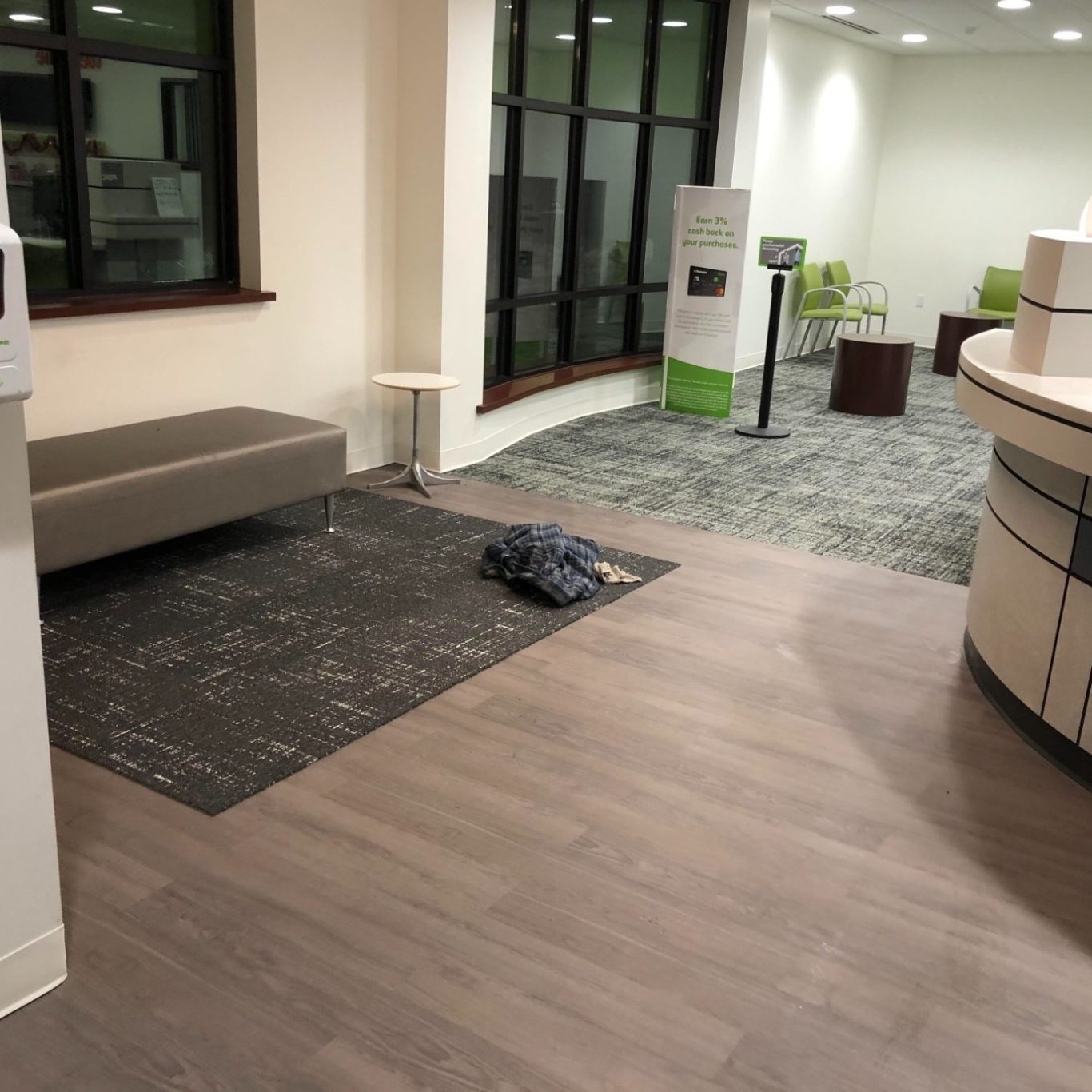 Vinyl plank installation